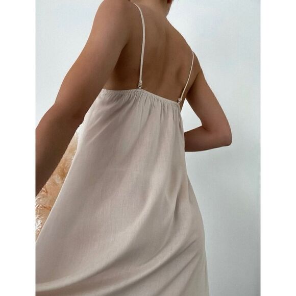 Sexy Lace Trim Cami Night Dress - Picture 2 of 7